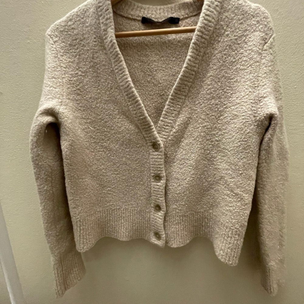 Jenni Kayne Pink Wool Cardigan